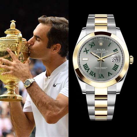 roger federer rolex wimbledon.